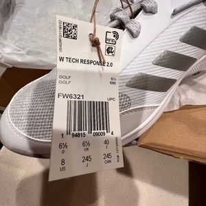 Adidas  W Tech Response 2.0 White Women's Golf shoes. Size 8